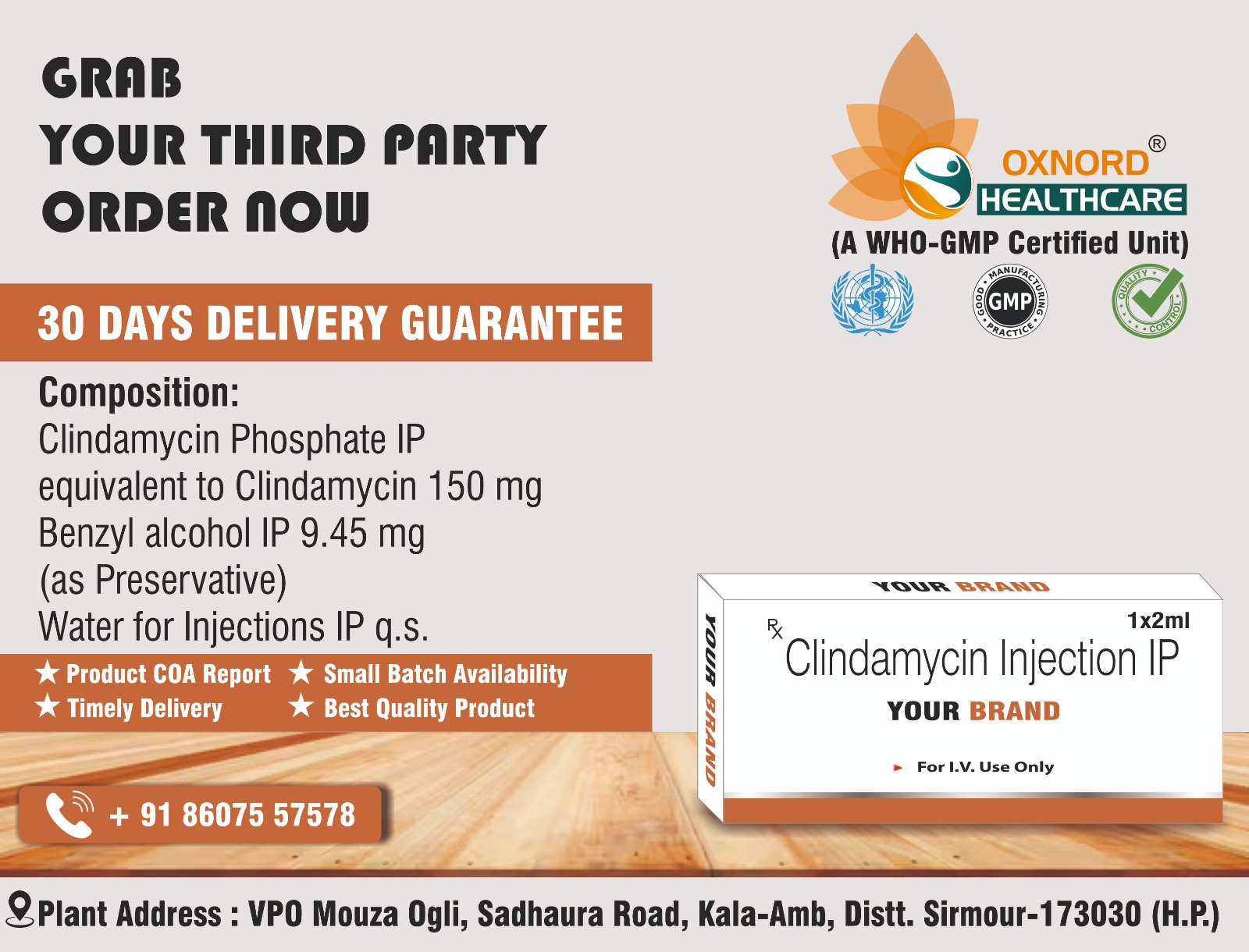 CLINDAMYCIN INJECTION 1X2ML